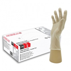 Shield2 GD09 Powder-Free Vinyl Disposable Gloves (Pack of 100)