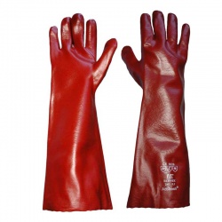 Standard Chemical-Resistant 18'' R245 PVC Gauntlet Gloves