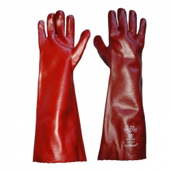 UCi R245 Standard Chemical-Resistant 18'' PVC Gauntlet Gloves