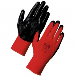 Supertouch 2672 Nitrotouch Red Nitrile Gloves