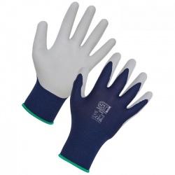 Supertouch Nitrotouch Foam Palm-Coated Polyester Grip Gloves