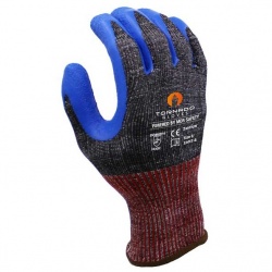 Tornado Zantium Heavy Duty Latex Coated Gloves (Blue)
