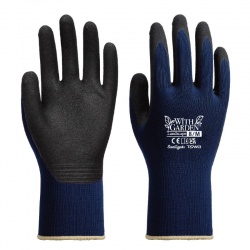 WithGarden Soft and Care Landscape 596 Nitrile Navy Gardening Gloves
