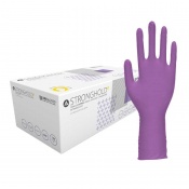 Unigloves Stronghold+ GM007 Purple Nitrile Gloves with Extended Cuffs (100 Gloves)