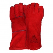 Lined Red Welder WGR Gauntlets