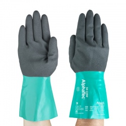 Ansell AlphaTec 58-530W Chemical-Resistant Nylon Gauntlets