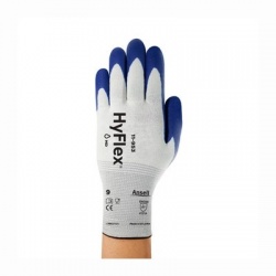 Ansel HyFlex 11-953 Nitrotough N1500 PF Nitrile Coated Gloves