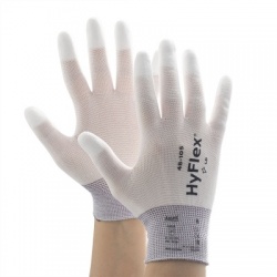 Ansell HyFlex 48-105 Fingertip-Coated Light Application Work Gloves