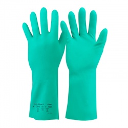 Ansell Solvex 37-655 Nitrile Chemical-Resistant Thin Gauntlets