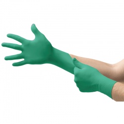 Ansell TouchNTuff 92-600 Chemical-Resistant Disposable Nitrile Gloves