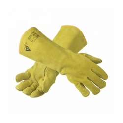 Ansell ActivArmr WorkGuard 43-216 Leather Kevlar Work Gauntlets