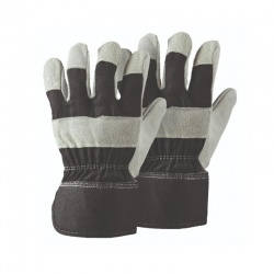 Briers Multi-Use Comfort-Grip Thorn-Guard Leather Gardening Gloves (Pack of 3 Pairs)