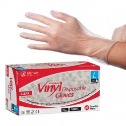 UCi Disposable Powder Free Vinyl Gloves