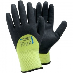 Ejendals Tegera 618 Hi-Vis Latex Palm Coated Work Gloves