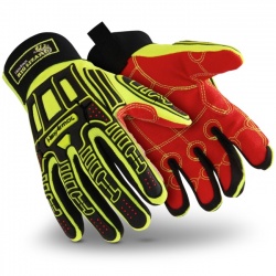 HexArmor 2021 Rig Lizard Hi-Vis Mechanics Gloves