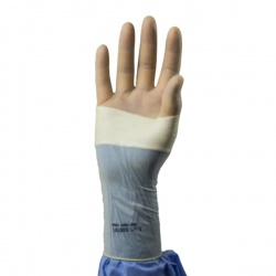 iNtouch INTW03 Slide Damp Donning Latex Surgical Disposable Gloves