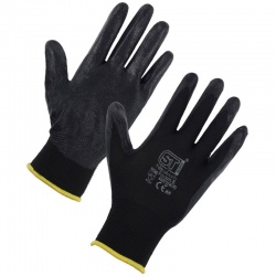 Supertouch Nitrotouch Foam Palm-Coat Grip Handling Gloves