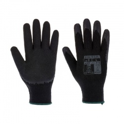 Portwest A150 Black Latex Grip Gloves