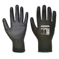 Portwest A120 Black PU Palm Gloves
