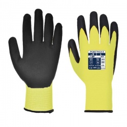 Portwest Hi-Vis Cut-Resistant Yellow and Black Gloves A625Y8
