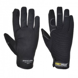 Portwest Black General Utility Black Gloves A700BK