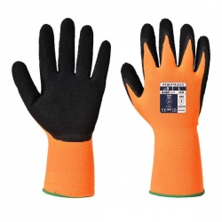 Portwest A340 Hi-Vis Orange and Black Grip Gloves