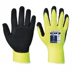 Portwest A340 Hi-Vis Yellow Grip Gloves