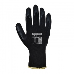 Portwest A100 Black Latex Grip Gloves