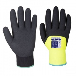 Portwest A146 Nitrile Dipped Winter Yellow Gloves