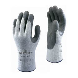 Showa 451 Grey Thermal Latex-Coated Safety Gloves