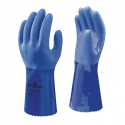 Showa 660 PVC-Coated Oil Resistant Safety Gloves