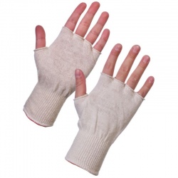 Supertouch Polycotton Stockinet Fingerless Glove Liners 252W4