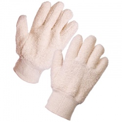 Supertouch 28163 Seamless Terry Cotton Gloves