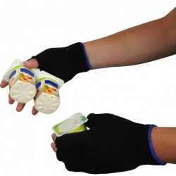 Thermal Black Acrylic Fingerless PBK7FL Gloves