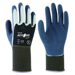 Towa ActivGrip Latex Coated Liquid Resistant XA-324 Gloves
