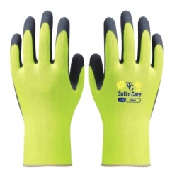 WithGarden Soft and Care Flora 317 Lemon Yellow Gardening Gloves