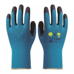 WithGarden Soft and Care Flora 316 Aqua Blue Gardening Gloves