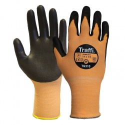 10 6 Pairs x Traffiglove TG180 Active Cut 1 Safety GlovesSize 8 9 11 