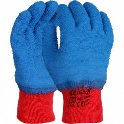 UCi LGB-X Latex-Coated Grip Handling Gloves (Blue/Red)
