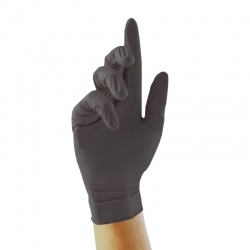 Unigloves Biotouch GM009 Black Nitrile Biodegradable Eco-Friendly Gloves (Box of 100 Gloves)