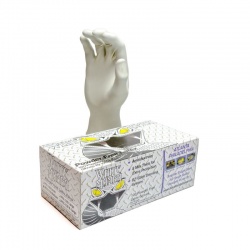 White Mamba Disposable Latex Gloves BX-WMG