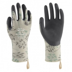 WithGarden Luminus 507 Premium Nitrile Herb Patterned Gardening Gloves