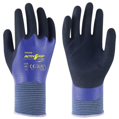 Towa ActivGrip Nitrile Coated Oil Resistant CJ-569 Gloves