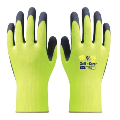 WithGarden Soft and Care Flora 317 Lemon Yellow Gardening Gloves