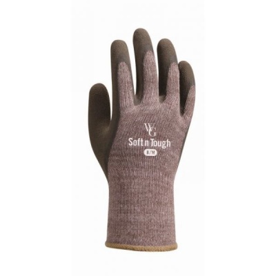 WithGarden Soft and Tough Original 366 Brick Brown Gardening Gloves
