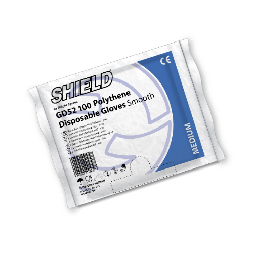 Shield Disposable Gloves for Use with Food