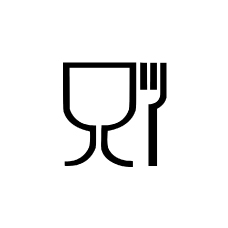 EN 1186 symbol for safe food contact